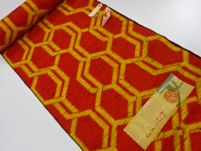 アンティーク　ウール　着尺反物